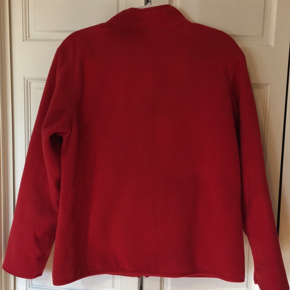 Fleece jacket reversible to wear as navy or red - Picture 8 of 9